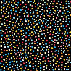 Poster - Colorful Confetti Polka Dot Abstract Digital Background Geometric Pattern for Festive