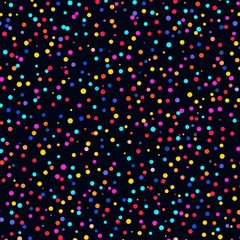 Poster - Vibrant Confetti Like Digital Abstract Pattern for Festive Designs