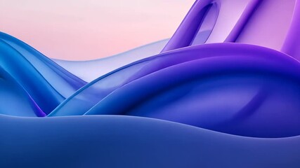 Poster - Mesmerizing waves of color dance amidst soft pastel hues in a tranquil setting. Generative AI