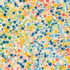 Poster - Vibrant Colorful Geometric Abstract Seamless Repetitive Dot Pattern Texture Background for Website Wallpaper Packaging Design
