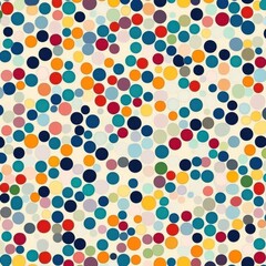 Poster - Colorful Abstract Geometric Dot Pattern Vibrant Contemporary Decorative Design Background