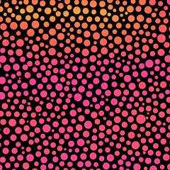 Poster - Vibrant Dotted Abstract Background with Energetic Gradient Design