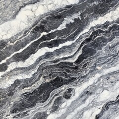 Poster - Elegant Monochrome Marble Texture Abstract Background with Premium Design Elements
