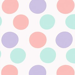 Poster - Soothing Pastel Abstract Polka Dot Pattern for Elegant Modern Graphic Design and Trendy Wallpaper