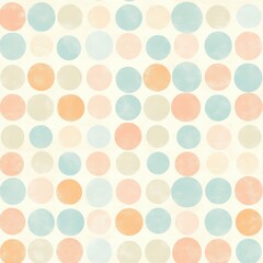Poster - Elegant Pastel Dot Pattern for Soothing Backgrounds and Designs