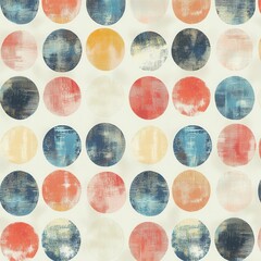 Poster - Vibrant Geometric Dot Pattern Abstract Textured Background