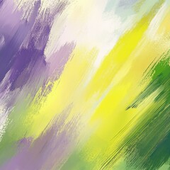 Poster - Vibrant Brush Strokes of Multicolor Expression in Nature