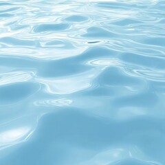 Poster - Soothing Aquamarine Waves   Tranquil Abstract Water Texture Background