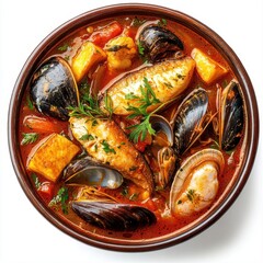 Wall Mural -  luxurious stew featuring fish