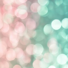 Poster - mesmerizing glow of ethereal pastel bokeh backdrop radiating vibrant colors for enchanting visionary