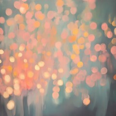 Poster - Magical Bokeh Lights Create a Mesmerizing and Enchanting Atmosphere