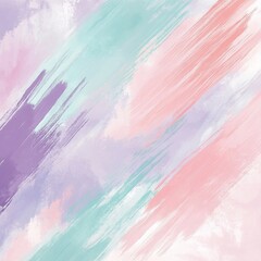Poster - Mesmerizing Pastel Gradient Abstract Background with Fluid Color Blending and Dynamic Patterns
