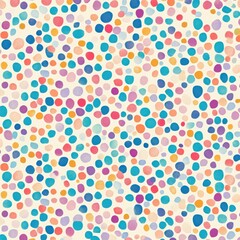 Poster - Vibrant Colorful Dotted Pattern Backdrop for Graphic Design