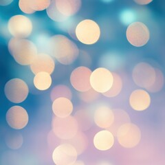 Poster - blurry glowing bokeh lights abstract background shimmering sparkling festive design