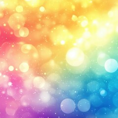 Poster - Vibrant Bokeh Lights Background with Blurred Colorful Gradient and Glowing Sparkles for Holiday