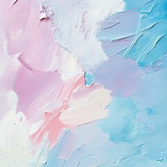 Poster - Vibrant Acrylic Abstract Art with Colorful Brushstrokes and Fluid Textures