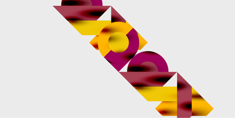 Poster - Vibrant abstract background circles with smooth gradients, creating a dynamic and modern design. Ideal for creative, tech, or contemporary-themed projects