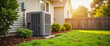 © Anastasiya - Air conditioning unit in residential backyard