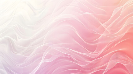 Poster - Pastel tint gradient background with wavy lines texture, generative ai