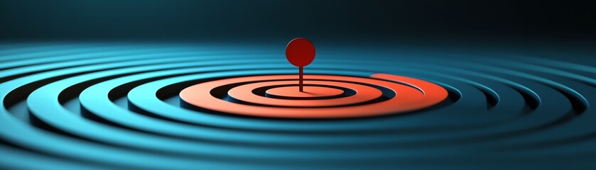 Marketing customer target audience concept