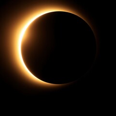 Wall Mural - generative ai solar eclipse totality sun corona phenomenon a striking total solar eclipse photo. per