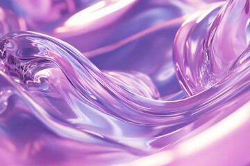 Canvas Print - abstract background, pink and purple gradients, smooth curves, curved shapes.