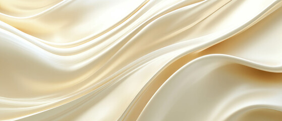 Poster - Abstract waves and fluid curves create a calming background for various design purposes