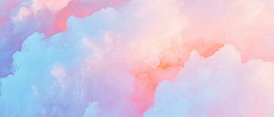 Poster - Abstract representation of cold beauty with 3D smoke and ice textures in a fragile atmosphere