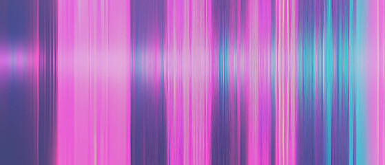 Poster - Dynamic abstract background featuring vibrant 3D sound waves in neon colors