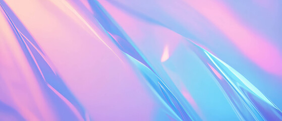 Poster - Vibrant abstract gradient background with dynamic light and shadow interplay in blue tones
