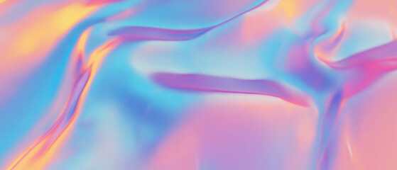 Poster - Exploration of ethereal blue gradient with floating particles for a dreamlike atmosphere