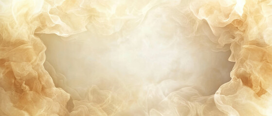 Poster - Abstract beige onyx background with subtle design and empty central space for creative use