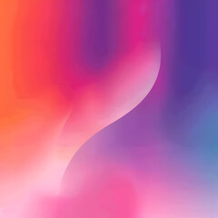 Poster - Colorful vector gradient background, modern fresh design, generative ai