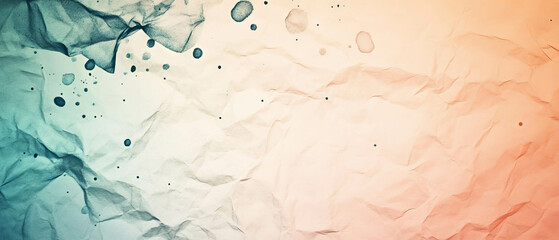 Poster - Abstract dotted paper background with hand-drawn banner and pencil marks creating an artistic feel
