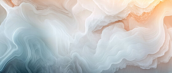 Poster - Abstract onyx background with blurred edges and clear central area for creative projects