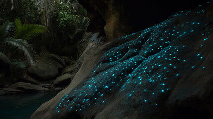 Wall Mural - Bioluminescence.