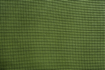 Fototapete - Dark green abstract background fabric with halftone dots, technological or futuristic visualization