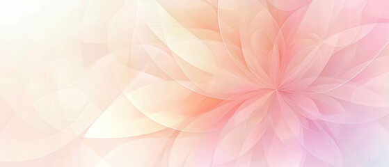 Poster - Modern abstract background with soft holographic shapes and clear central area for designs