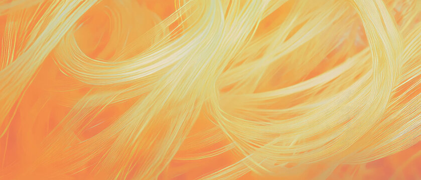 Abstract wires animated by interaction and dynamic responsiveness in vibrant colors