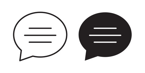 Poster - Chat icons pack for ui designs