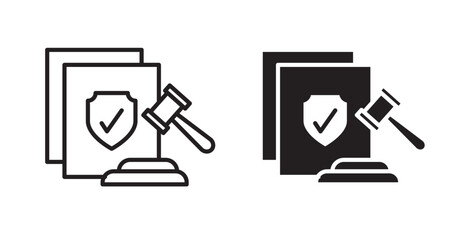 Poster - Code of conduct icons pack for ui designs