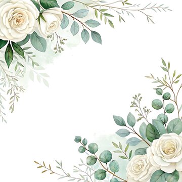 Floral professional elegant Valentines day wishing card Happy Valentines Day Background . Ai Generated