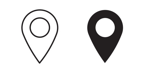 Poster - Location icons pack for ui designs