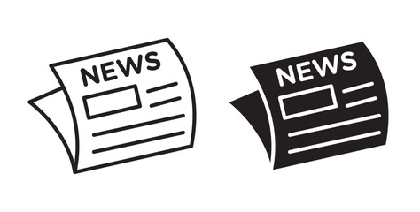 Poster - Newspaper icons pack for ui designs