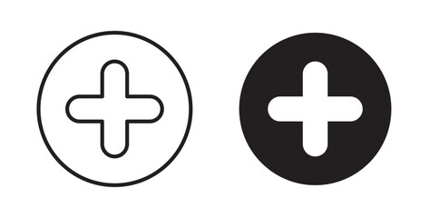 Poster - Plus icons pack for ui designs