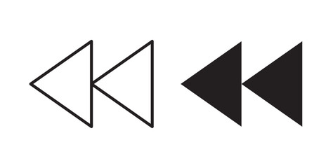 Poster - Rewind button icons pack for ui designs