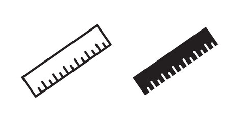 Poster - Ruler icons pack for ui designs