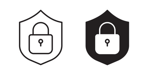 Poster - Security lock icons pack for ui designs