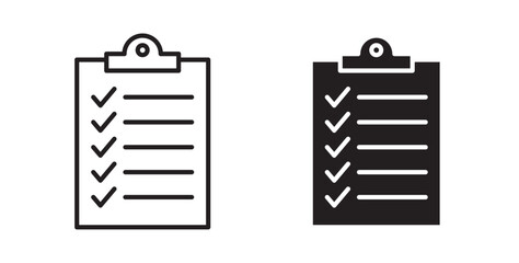 Poster - Task list icons pack for ui designs
