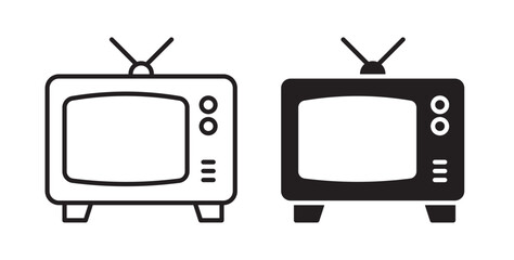 Poster - Television icons pack for ui designs